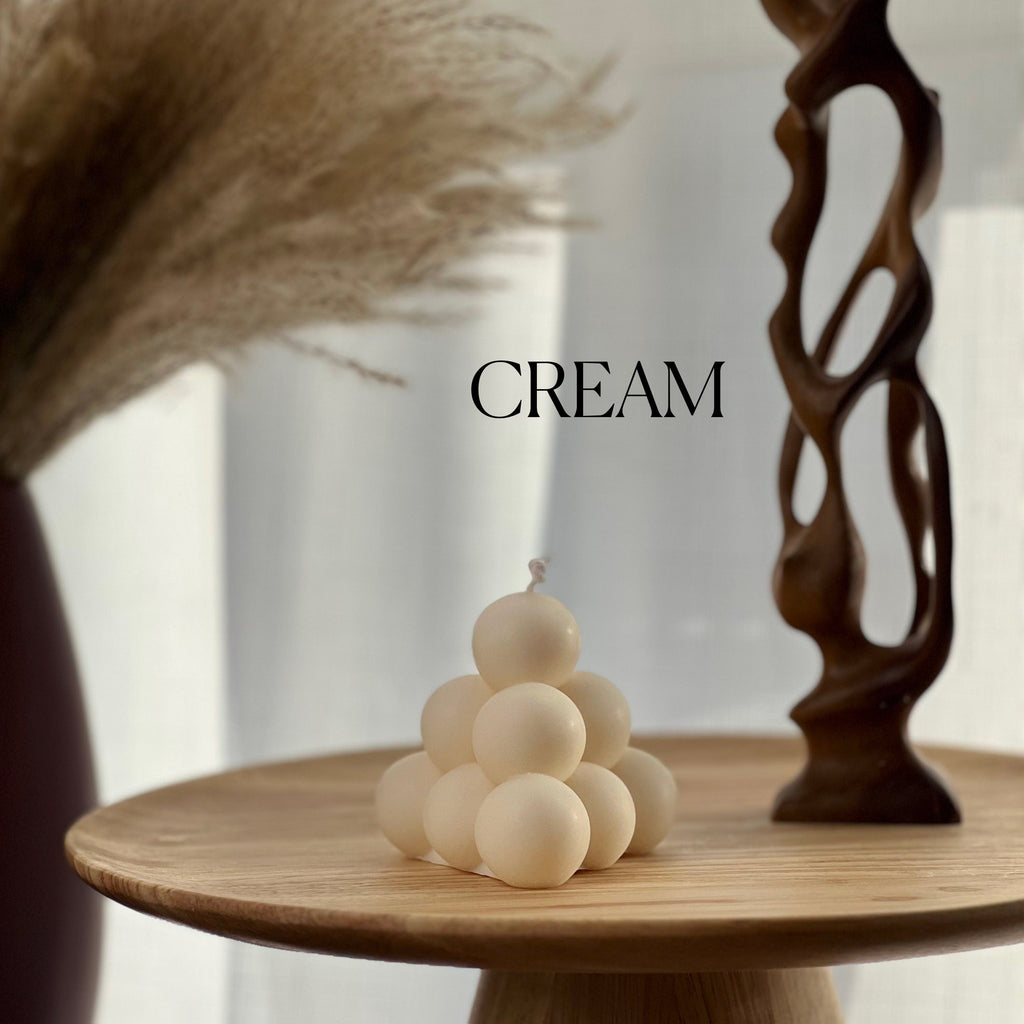 Bubble Pyramid Soy Candle | Home Decor-3
